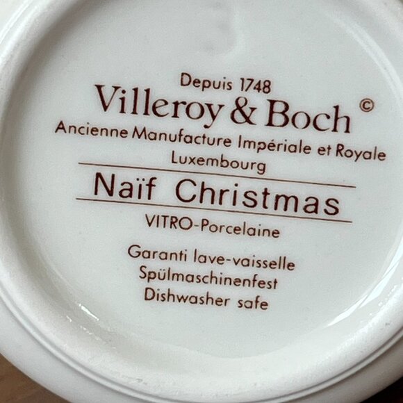 Villeroy & Boch "Naif Christmas" Porcelain Double-Sided Mug Village & Cozy Home - Picture 10 of 10